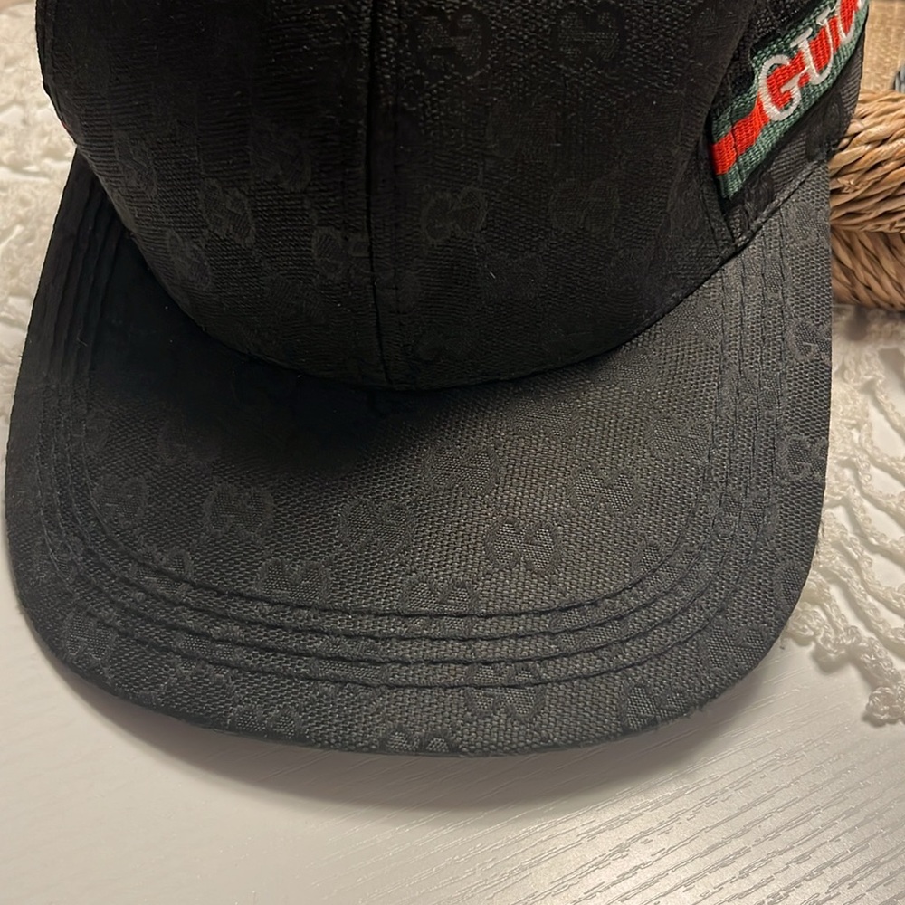 EUC! GUCCI Unisex Canvas Cap - Picture 6 of 6
